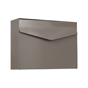 MEFA Briefkasten Letter 112 in Beige-Grau, modernes Design für Post.