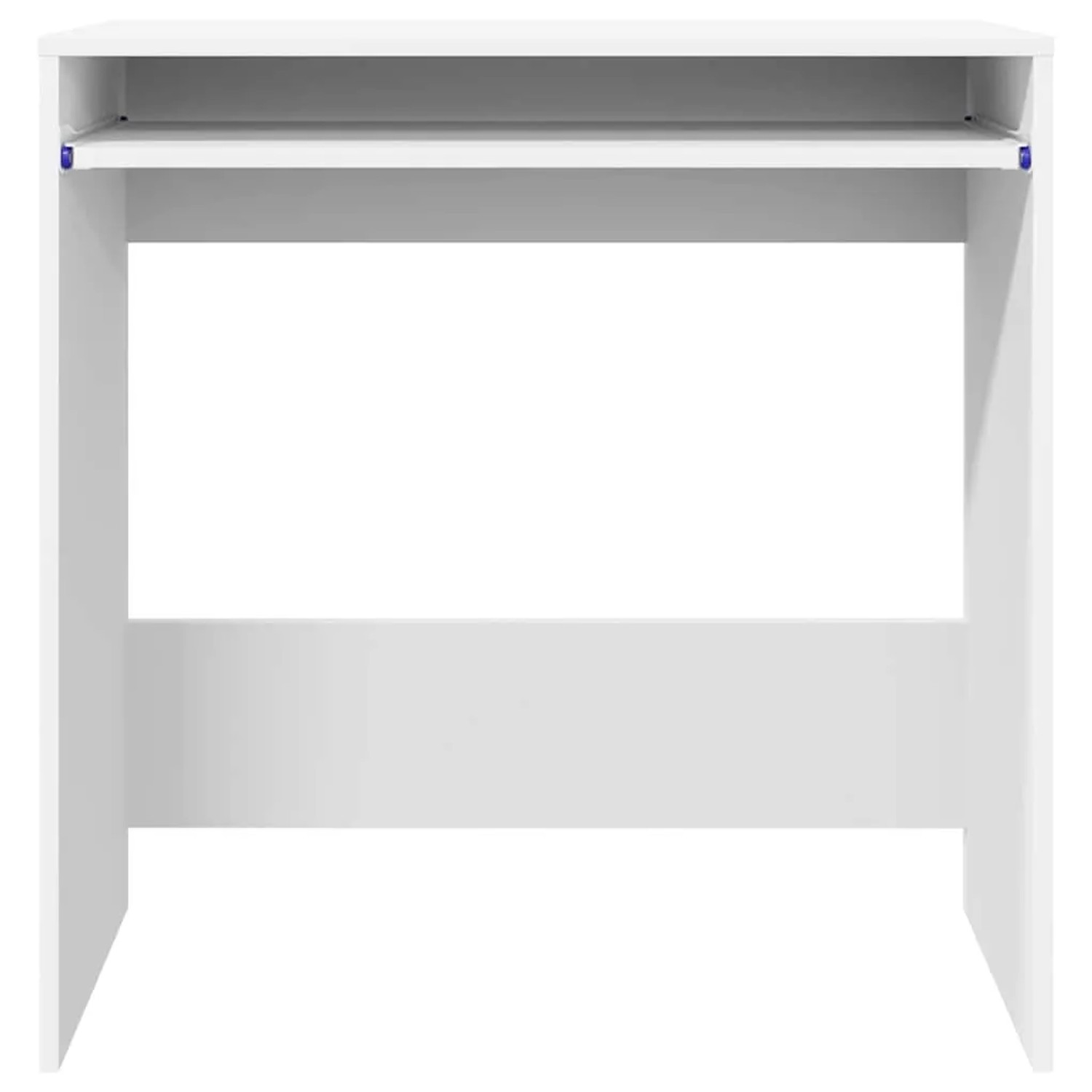 vidaXL Tisch mit Regal Weiß 77,5 x 43 x 79 cm Holzwerkstoff 869514_6