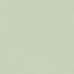 Schlichte, einfarbige Vliestapete in Salbeigrün für Kinder- oder Babyzimmer.