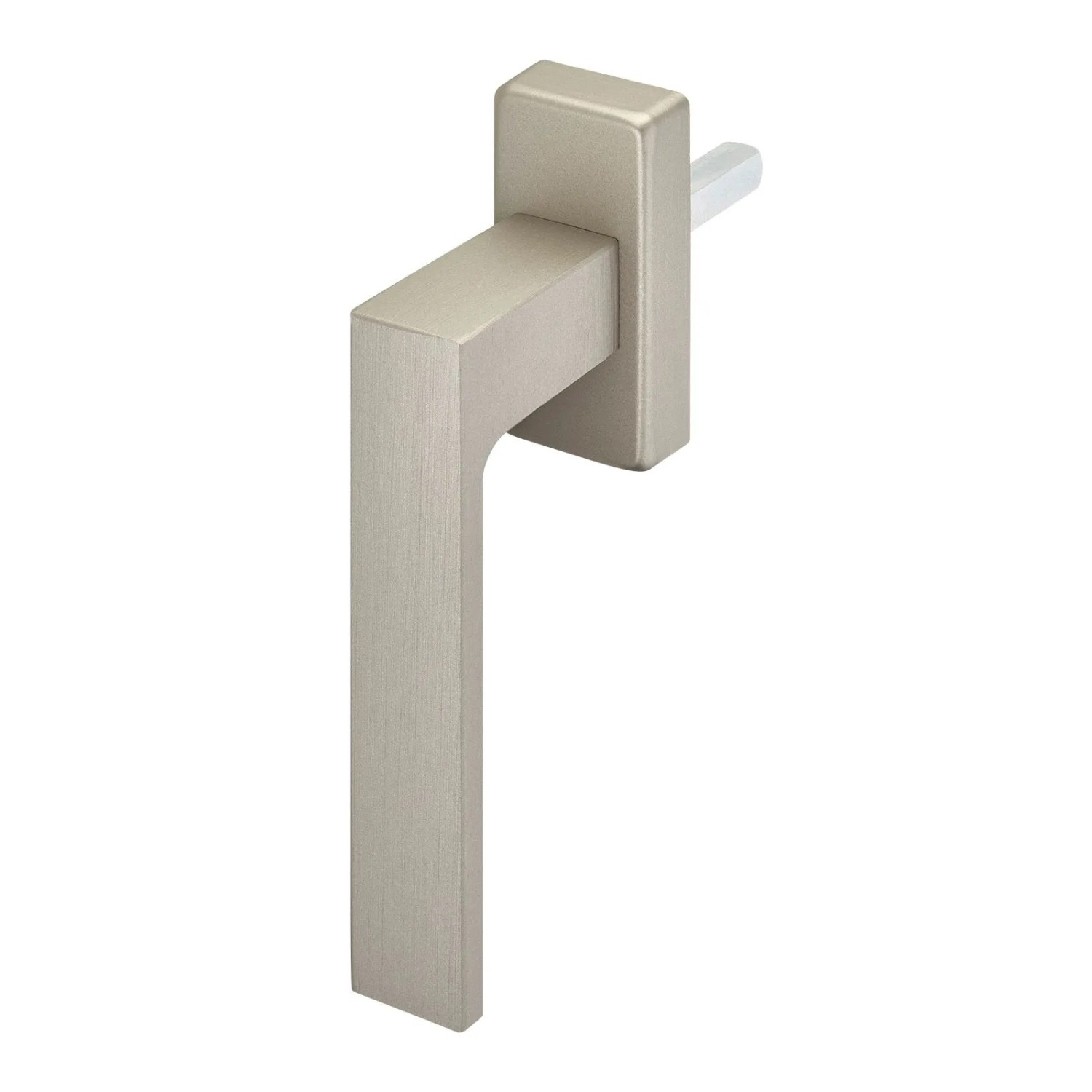 SOTECH Fenstergriff CUBE Edelstahloptik Matt mit Befestigungsmaterial