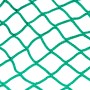 Grünes Ladungssicherungsnetz 2x3 m für PKW-Anhänger, Maschenweite 3,5 cm.