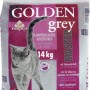 Golden Grey Master Katzenstreu, Klumpstreu mit Babypuderduft, 14 kg Sack.