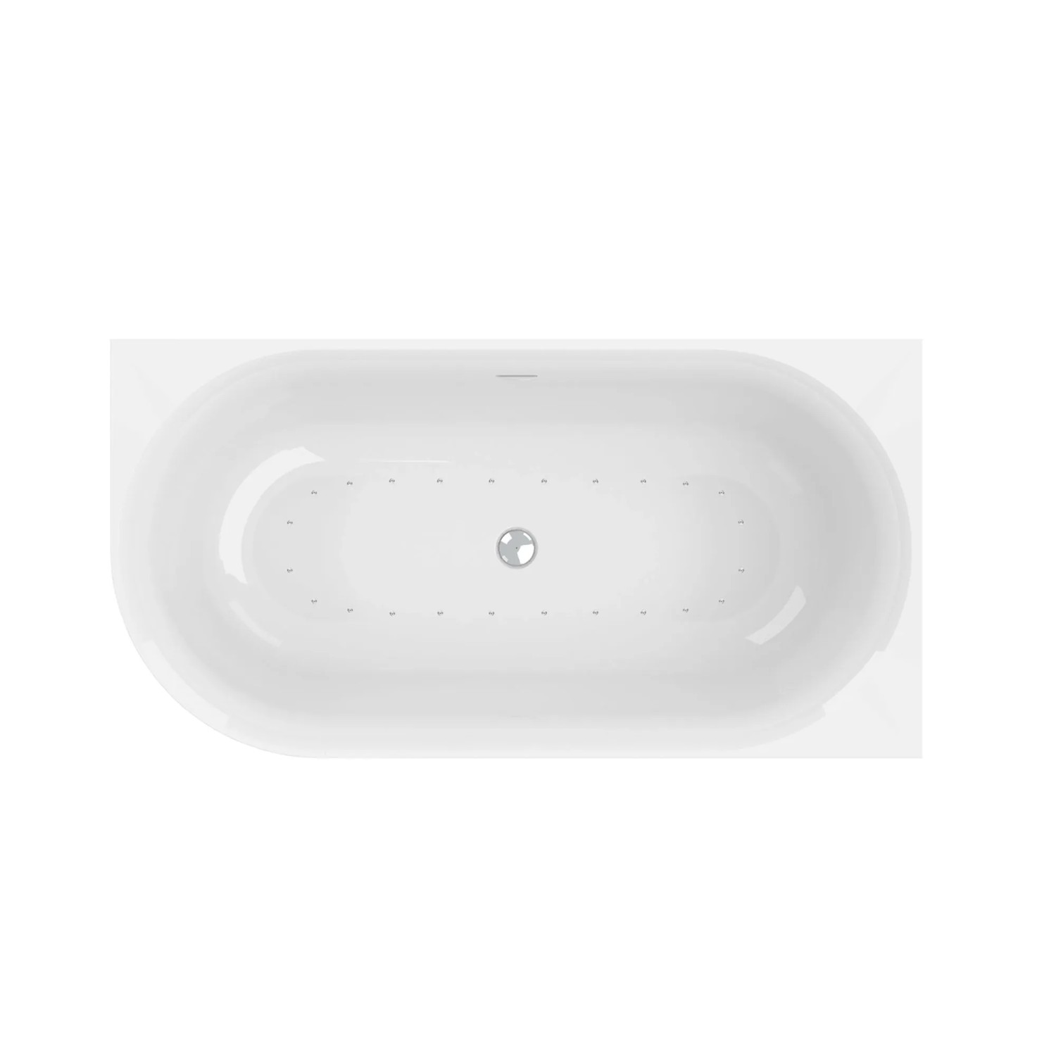 Ottofond Whirlpool Mince Corner L Silent-System 155 cm x 80 cm Weiß