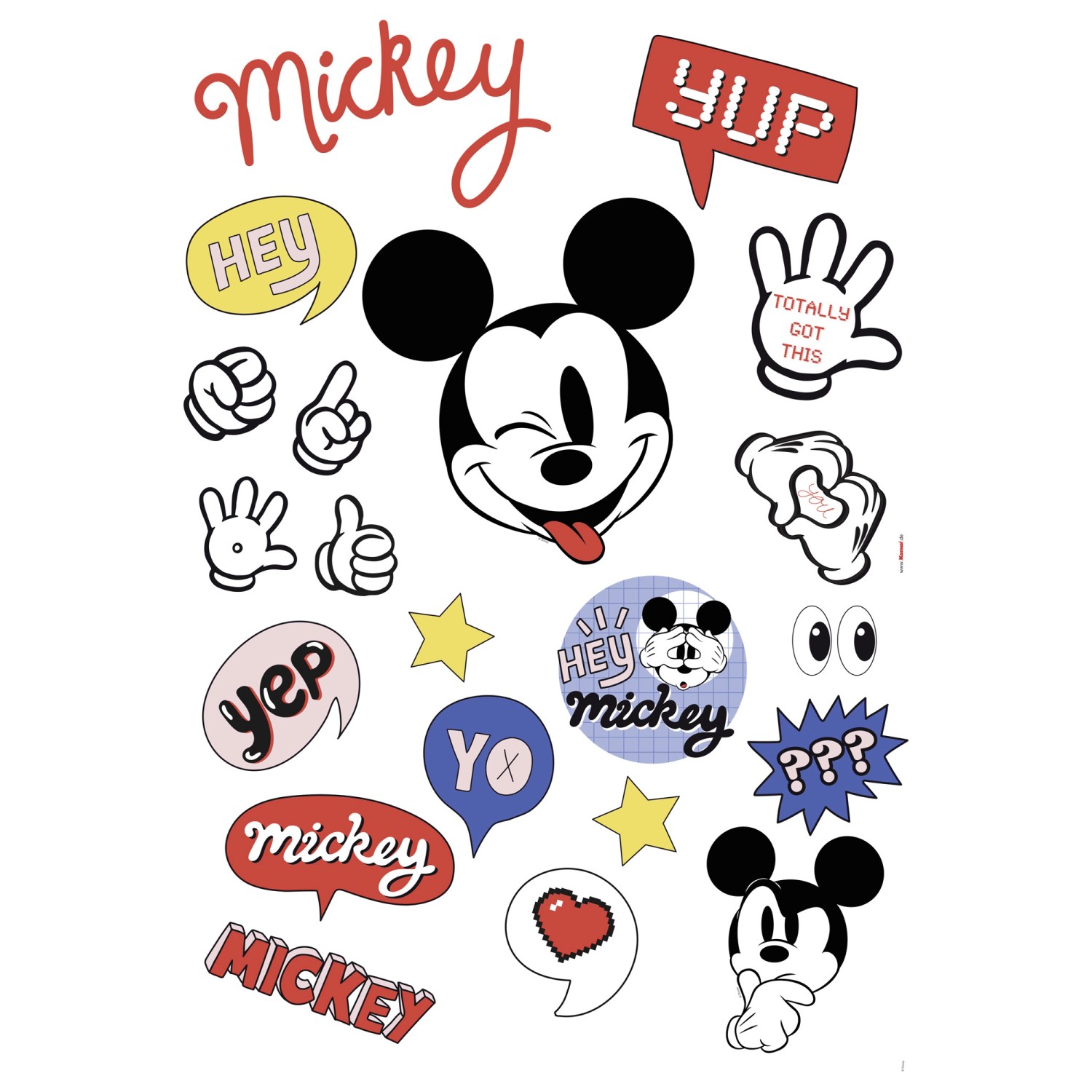 Komar Deko-Sticker Its A Mickey Thing 50 cm x 70 cm