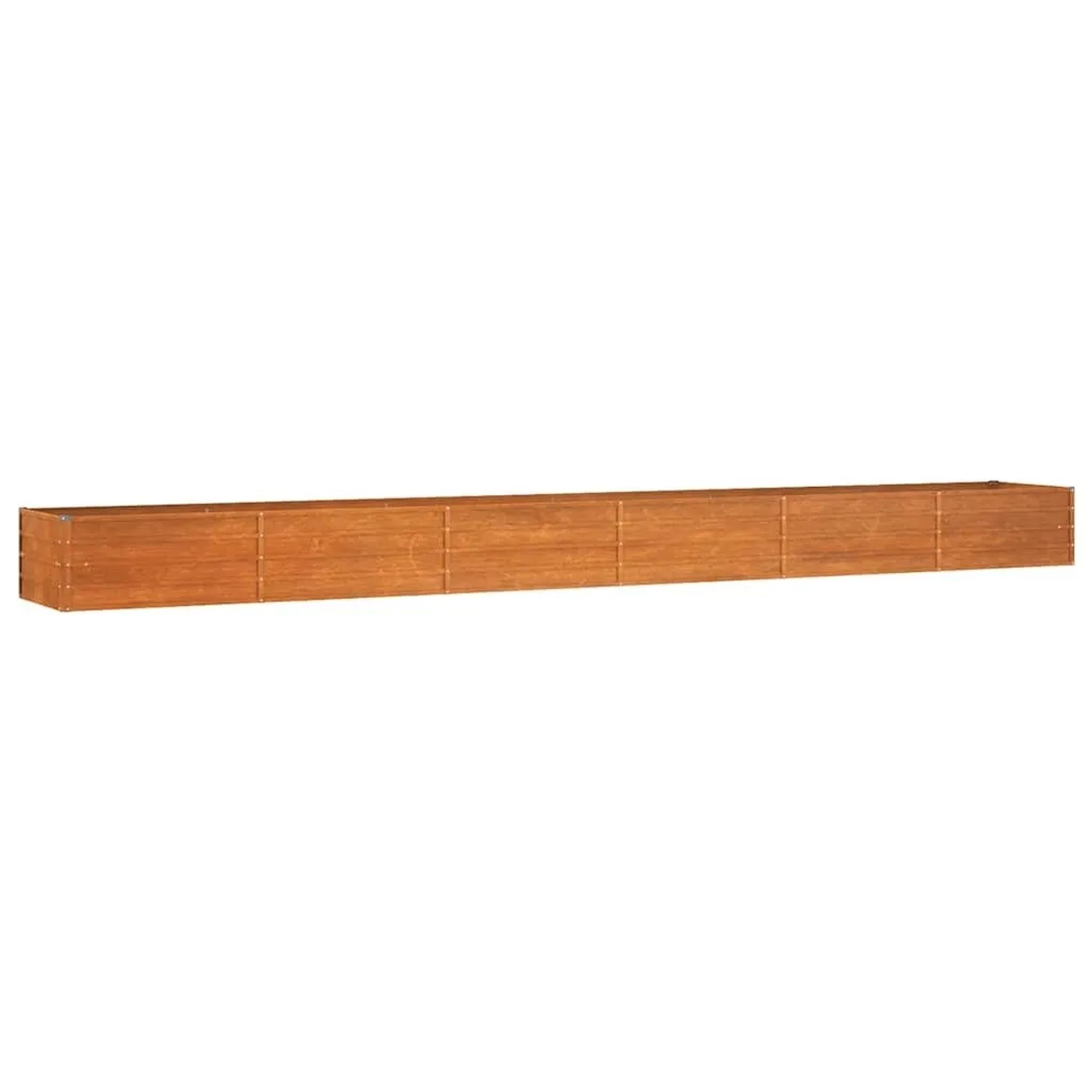 Furnicato Hochbeet Rostig 600x80x45 Cm Cortenstahl