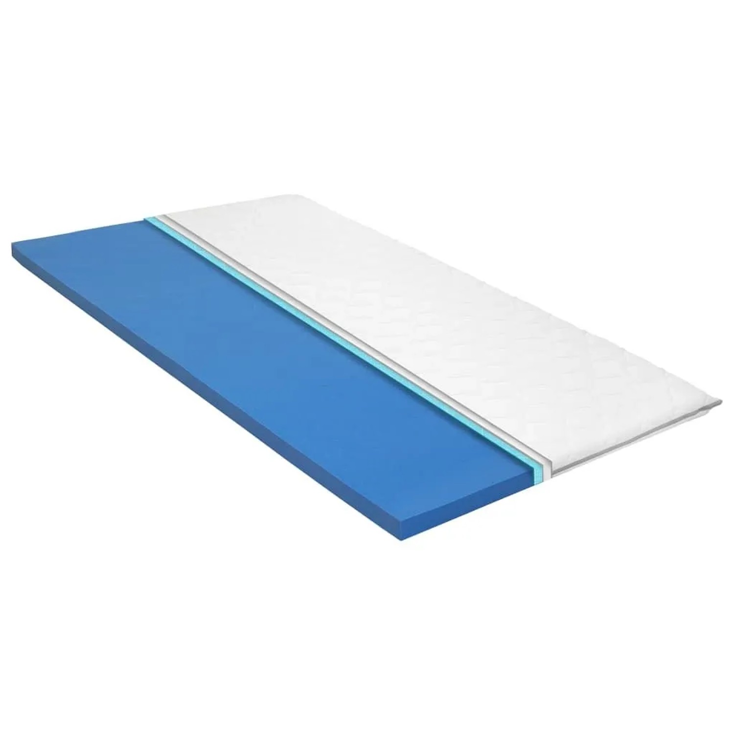 vidaXL Matratzenauflage 120x200 cm Viskoelastischer Memory-Schaum 6 cm 282778