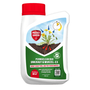 Protect Garden Unkraut & Wurzel-Ex Permaclean Duo 500ml Flasche zur Unkrautbekämpfung.