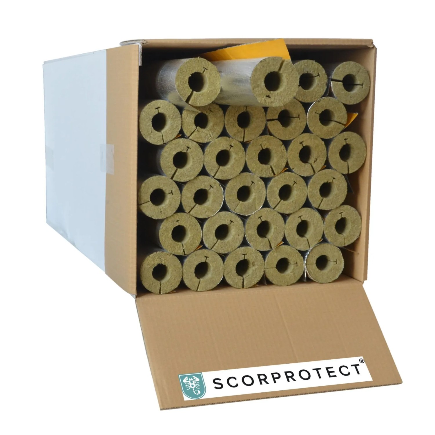 Scorprotect Karton Rohrisolierung Alu 28 MM X 20 MM