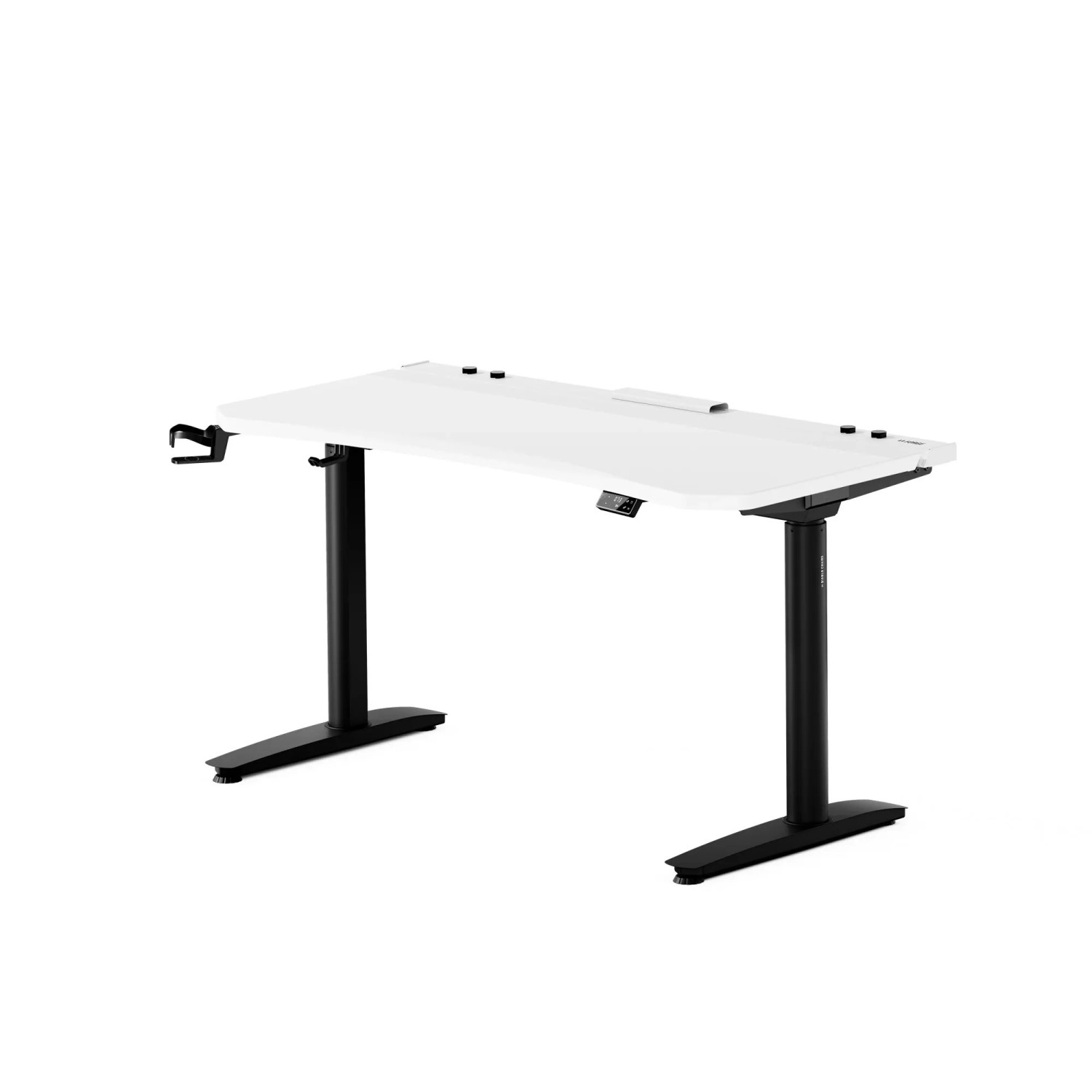 DIABLO CHAIRS  Elektrisch Verstellbarer Gaming-Schreibtisch Schwarz-Weiß X-Forge 1400 x 700 mm