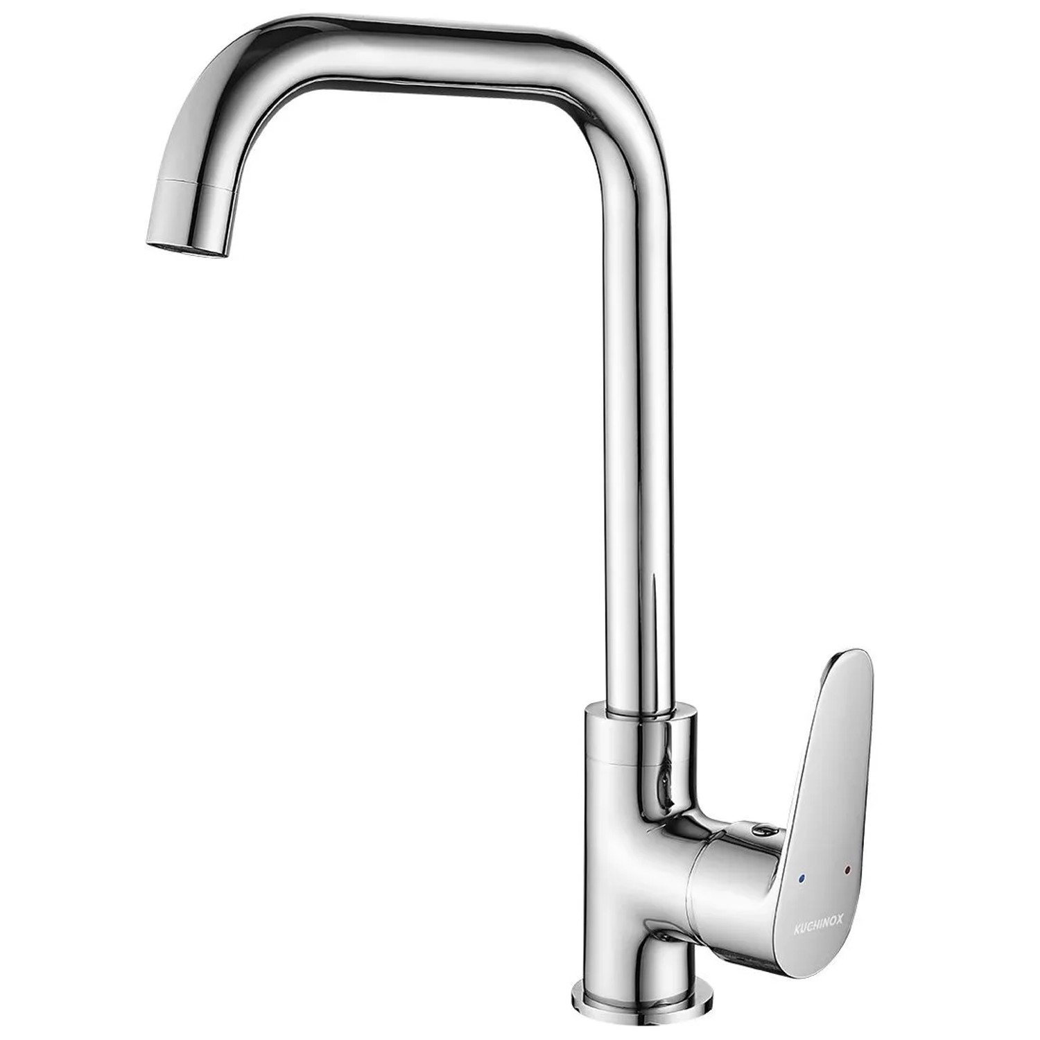 KOLMAN Küchenarmatur Küchenmischer in Chrom mit L-Auslauf