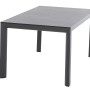Rechteckiger Siena Garden Gartentisch Silva in Titan, 95x180 cm.