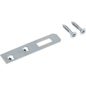 LUX Spiegelblech, 6 Stück, verzinkt, 13x60mm, für Bilderhaken & Ösen.