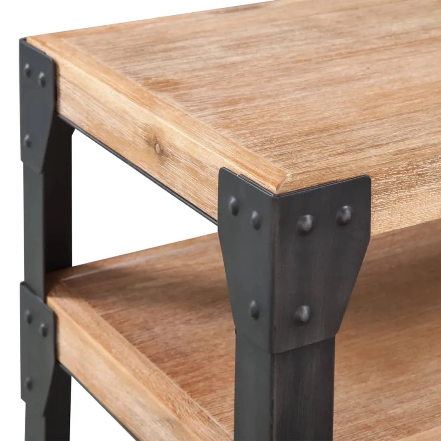 Konsolentisch Aus Recyceltem Teakholz, 86x31x74 Cm - Mit 3 Schubladen, Handgefertigt