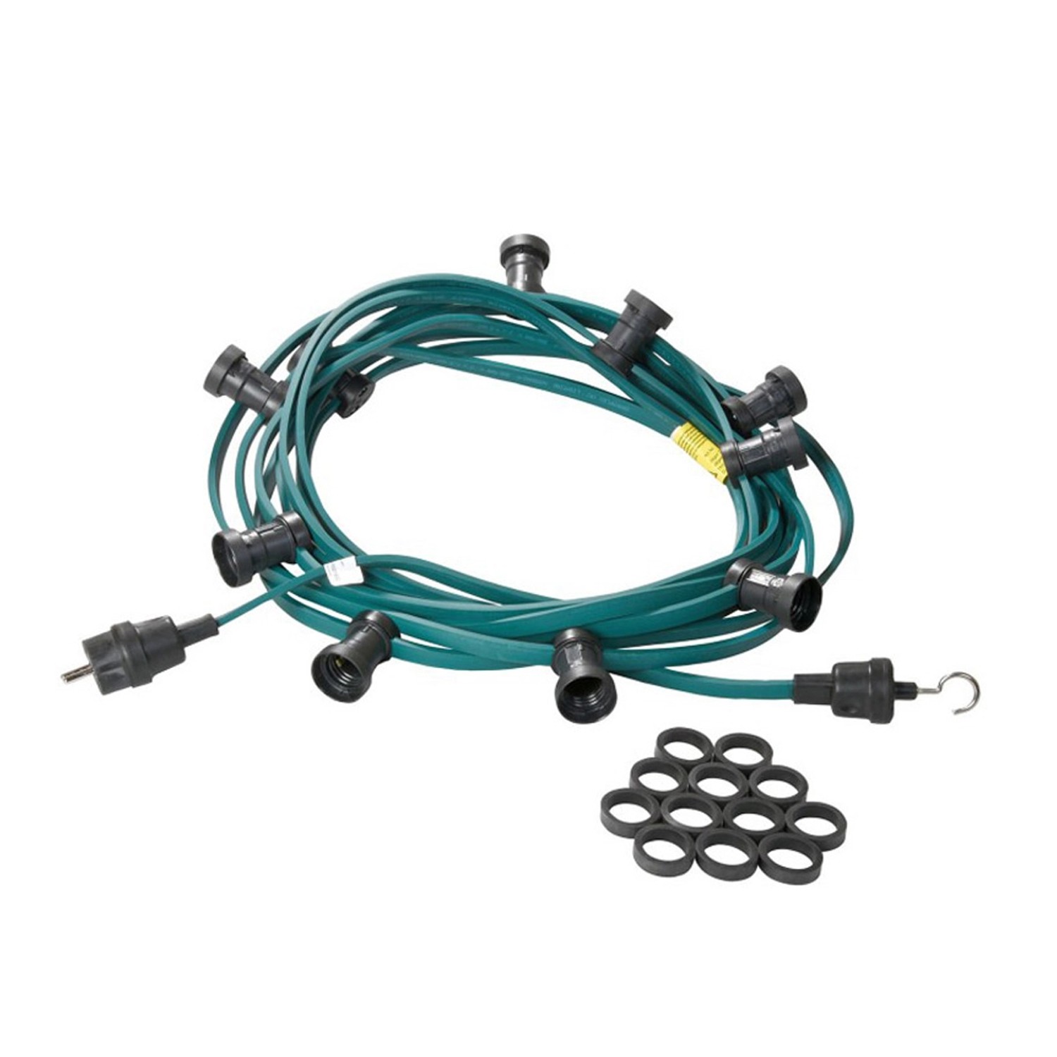 Satisfire Illu Lichterkette 20m Grün 20xE27 Garten Party Biergarten Außen M günstig online kaufen