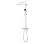 Grohe QuickFix Duschsystem Vitalio Start 250 Cube mit Thermostatbatterie für die Wandmontage.