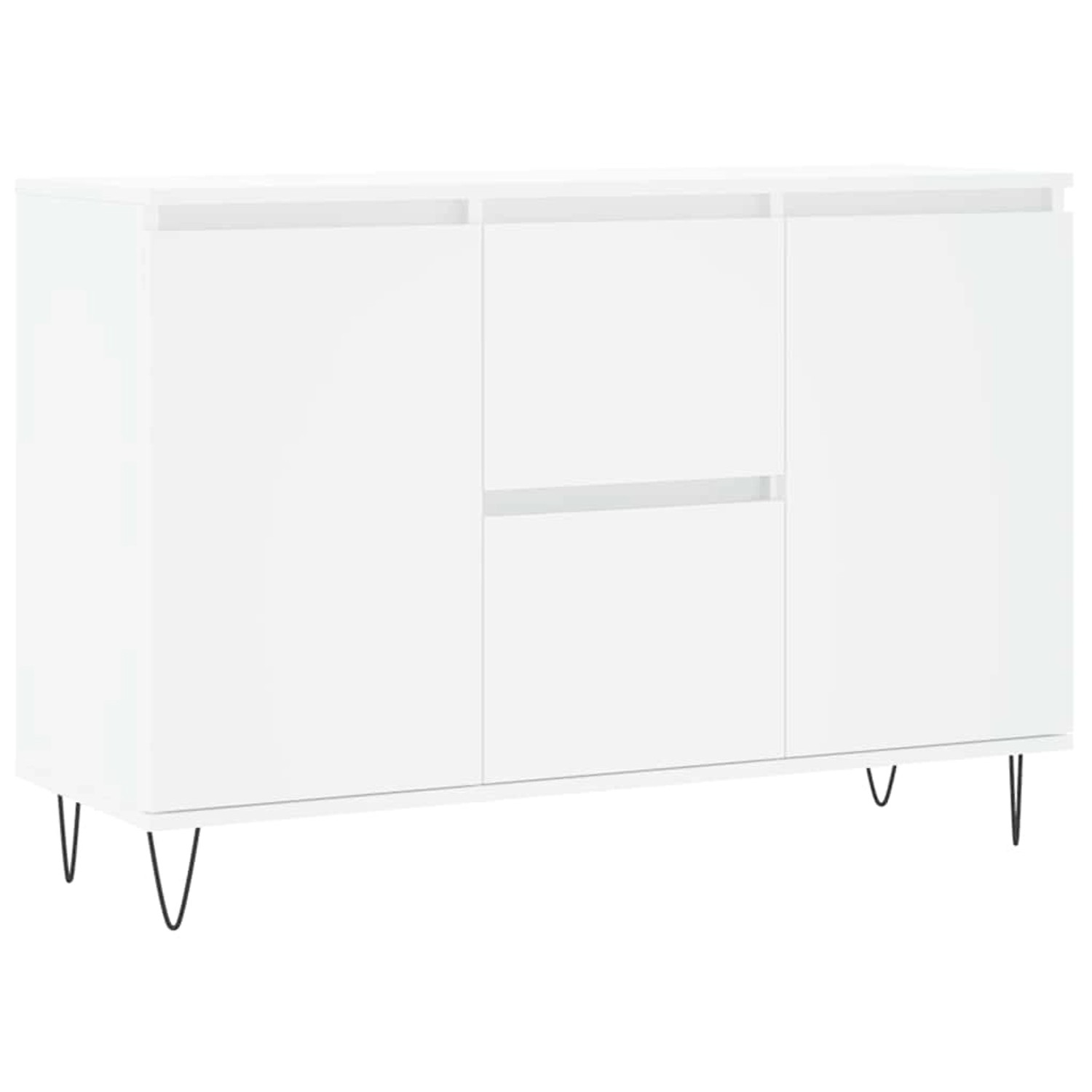 vidaXL Sideboard Weiß 101,5x35x70 cm Holzwerkstoff 827204 günstig online kaufen