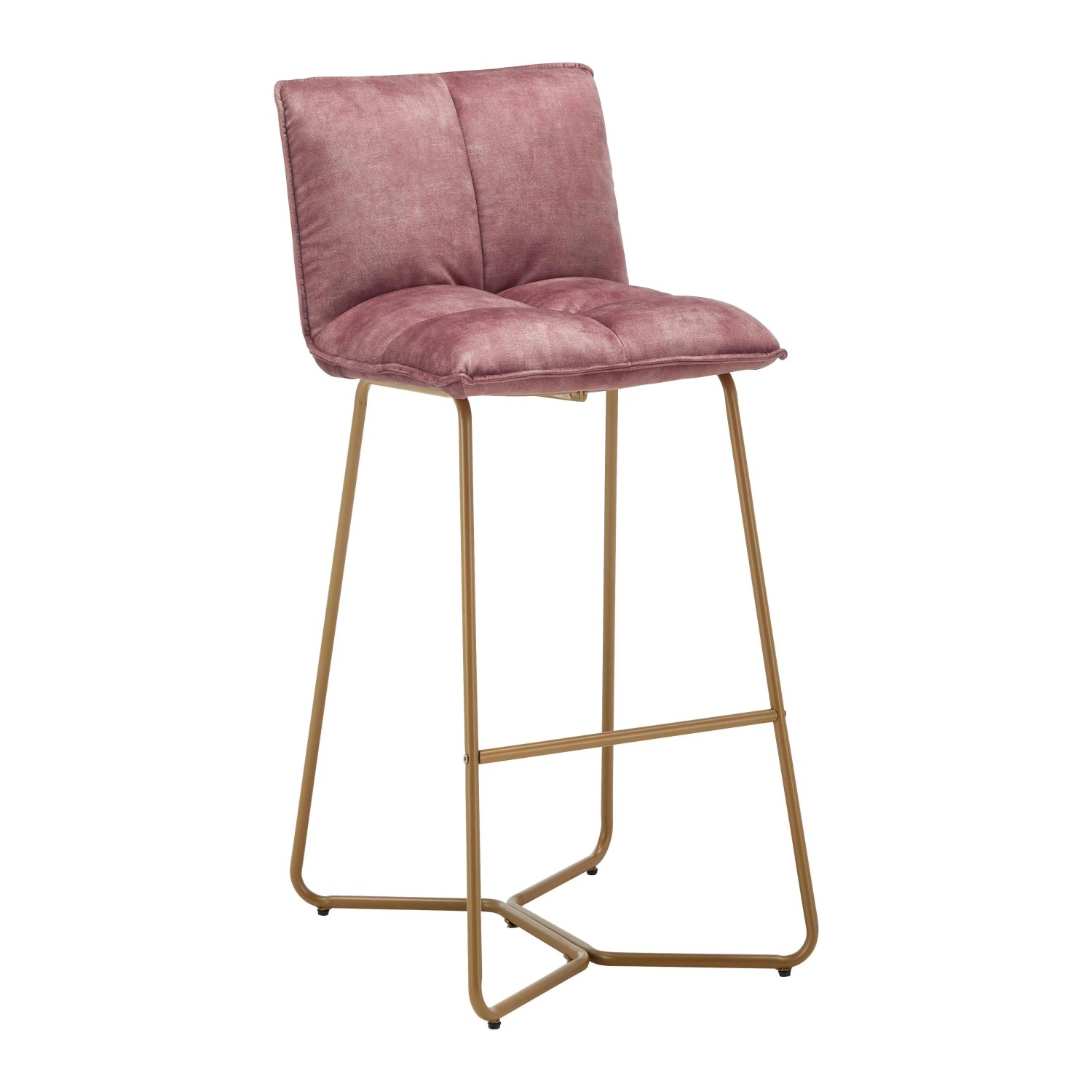 Bessagi Home Barhocker Fonia Beere Samt Gepolstert