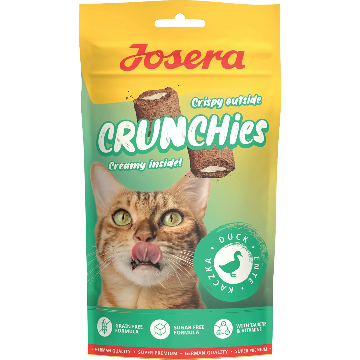 Josera Katzenleckerlies & Katzensnacks Crunchies Duck 60 g