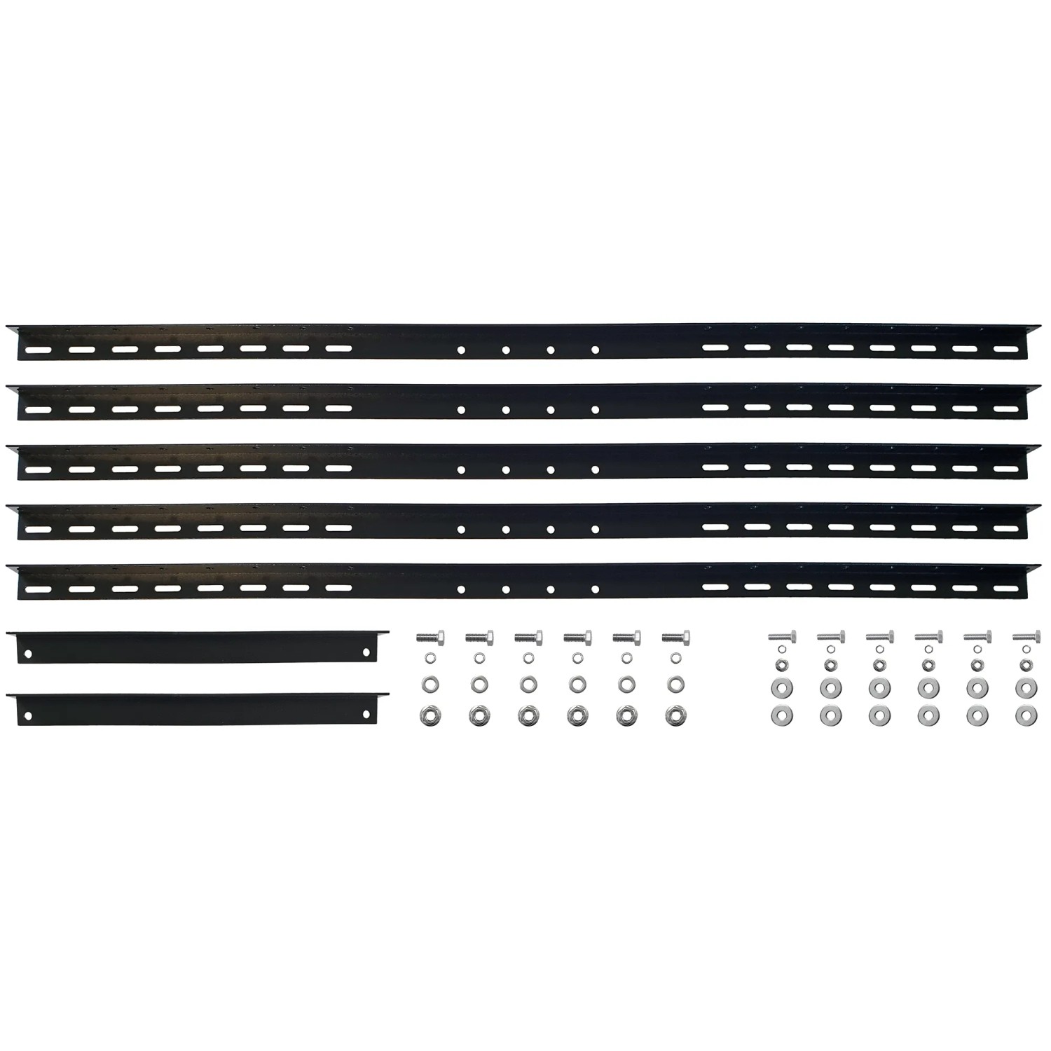 Schwaiger Ständerwerk für 1 Solarmodul, verstellbar, aus Aluminium, in Schwarz.