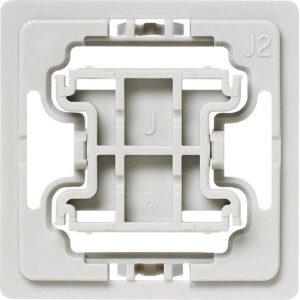Adapter Jung J2 für Hausautomation, zur Integration von Schaltern der Serien A 500, A creation, A plus, AS 500, AS universal.