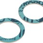 Zwei Fiberdichtungen, Ø 27/38 mm, für Rohrleitungen und Sanitärinstallation.