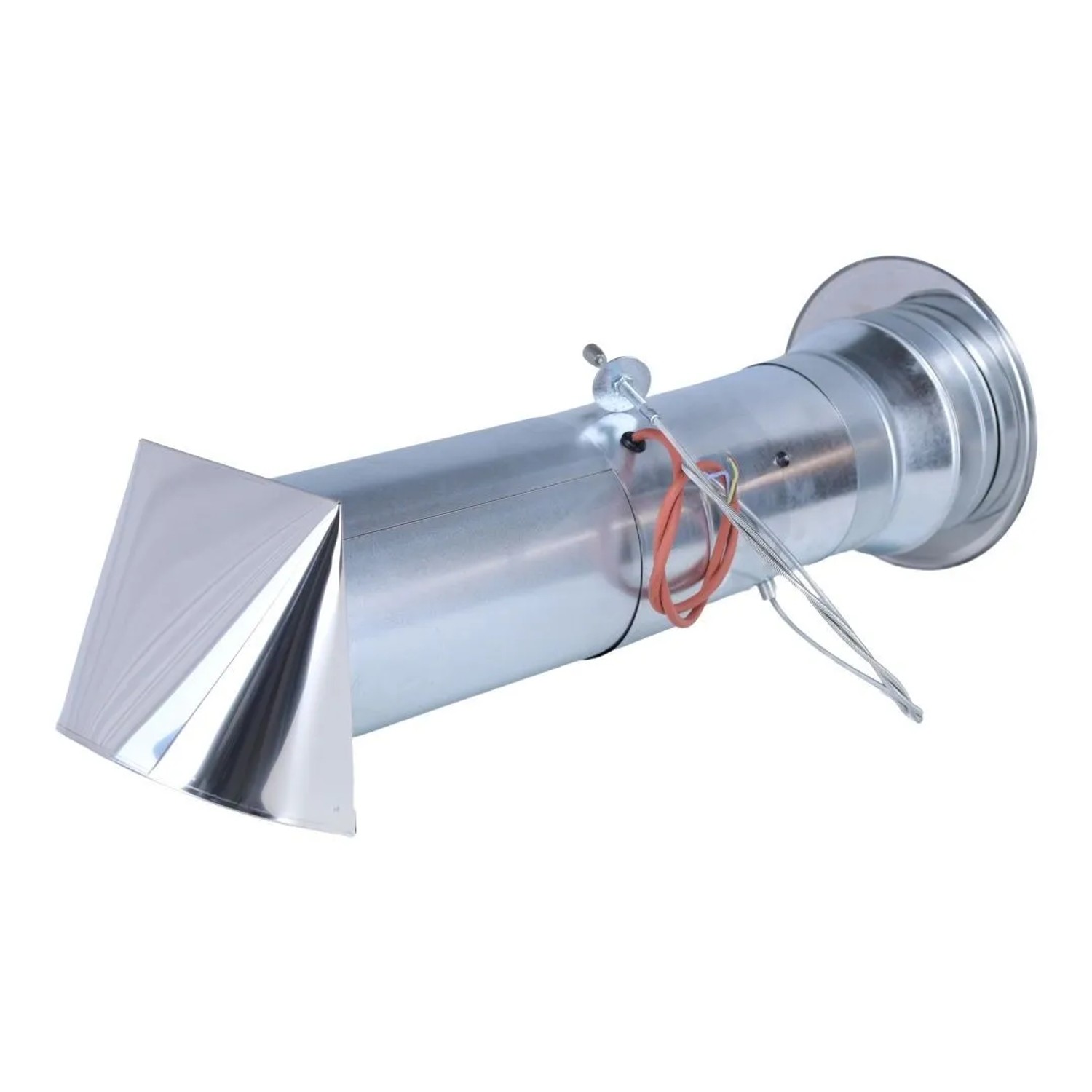 Subtiel Verbrennungsluft-Vorheizer Warm-Up Absperrklappe Mit Bowdenzug Ø 150 und 180 mm