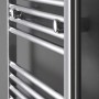 Ximax Badheizkörper C1, gerade, Chrom, 1264x600mm, 425 Watt. Handtuchwärmer für das Badezimmer.