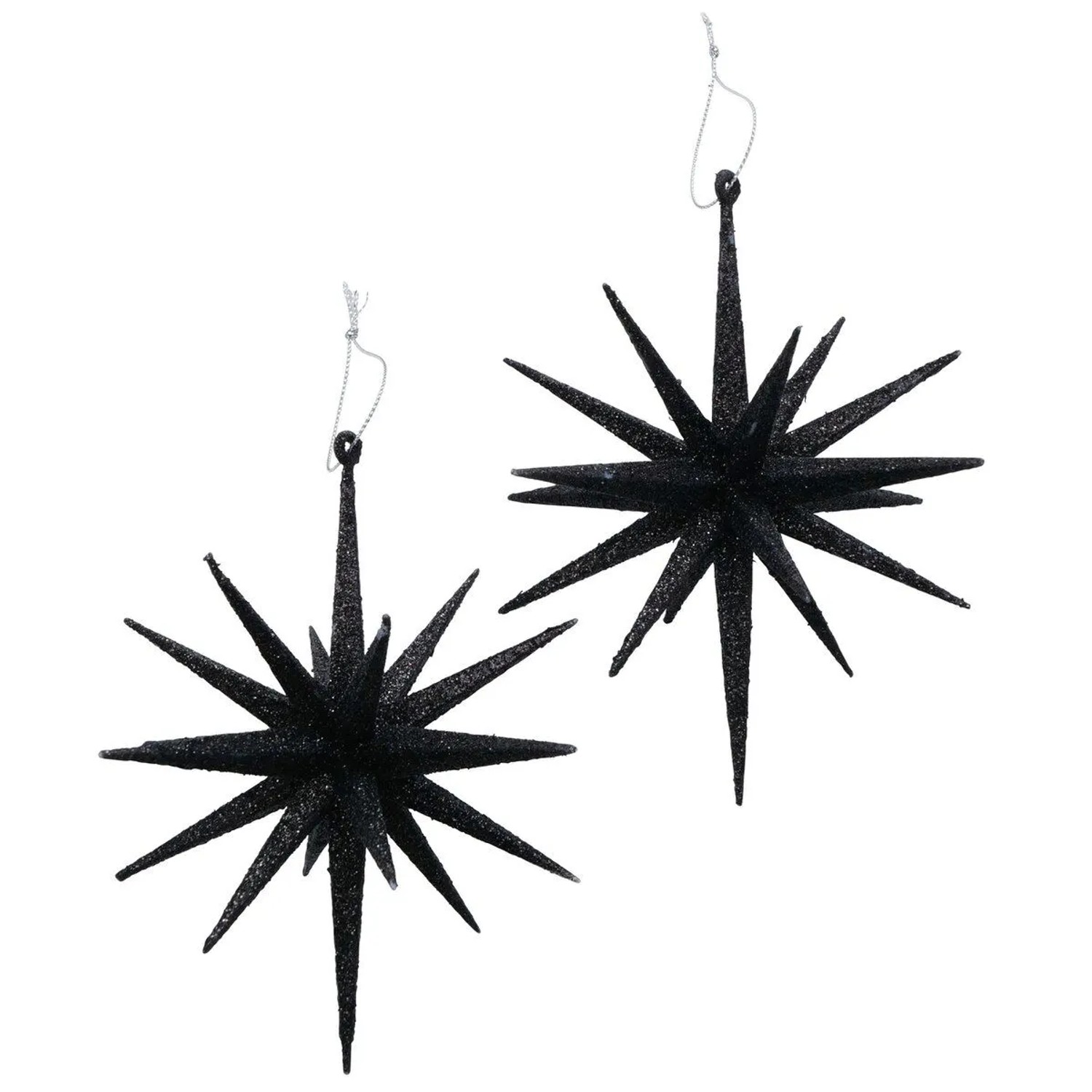 Boltze Deko-Anhänger Tove Stern 15 cm 2-teilig Schwarz