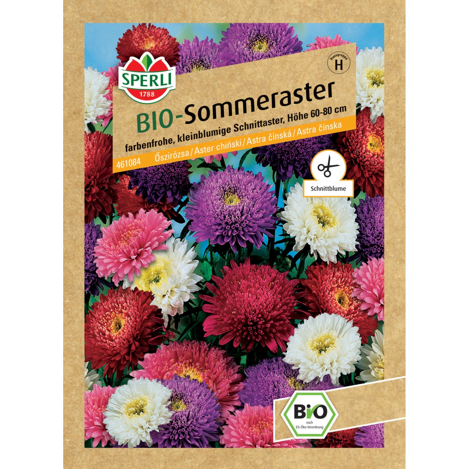 Sperli Bio Sommeraster Mischung Callistephus chinensis günstig online kaufen