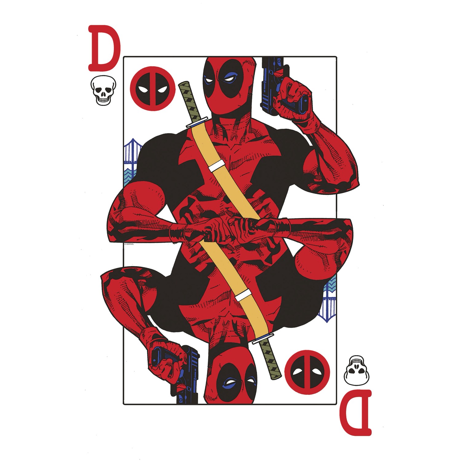 Komar Wandbild Marvel Deadpool Jack of All Trades 50 cm x 70 cm Rot günstig online kaufen