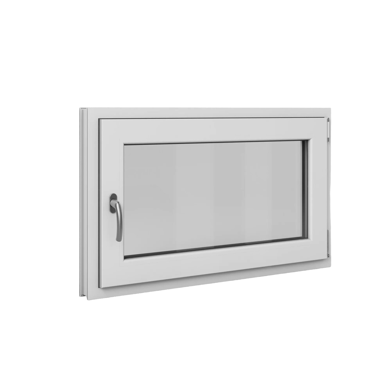 Roro Fenster Basic Kunststoff-Profil Weiß 100 cm x 60 cm DIN R günstig online kaufen