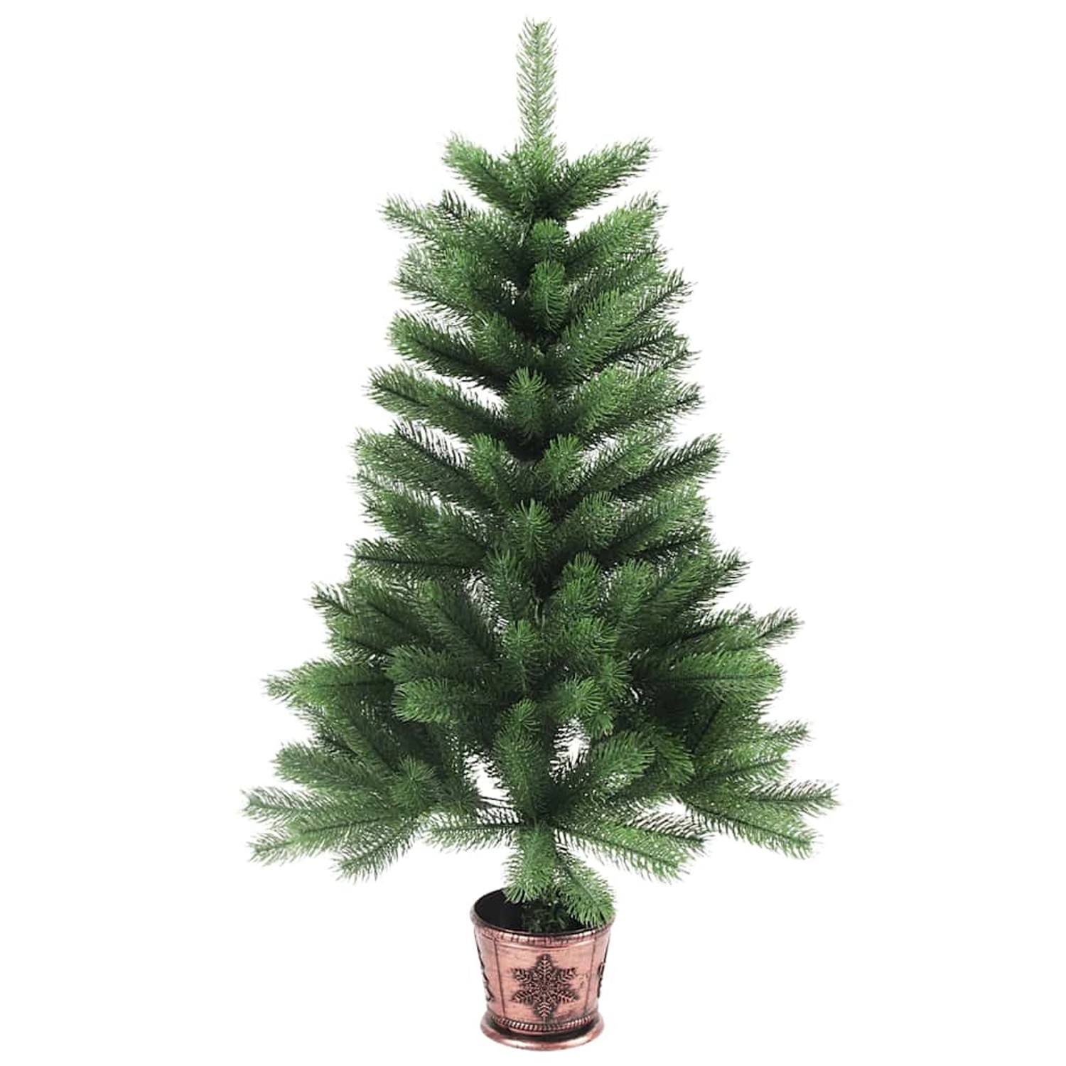 vidaXL Künstlicher Weihnachtsbaum Naturgetreue Nadeln 65 cm Grün 284326