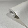 Weiße Marburg Vliestapete in Metalloptik, modernes Uni-Design, Rolle