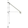vidaXL Einziehbare Markise Handbetrieben 250 cm Cremeweiß 143695_4
