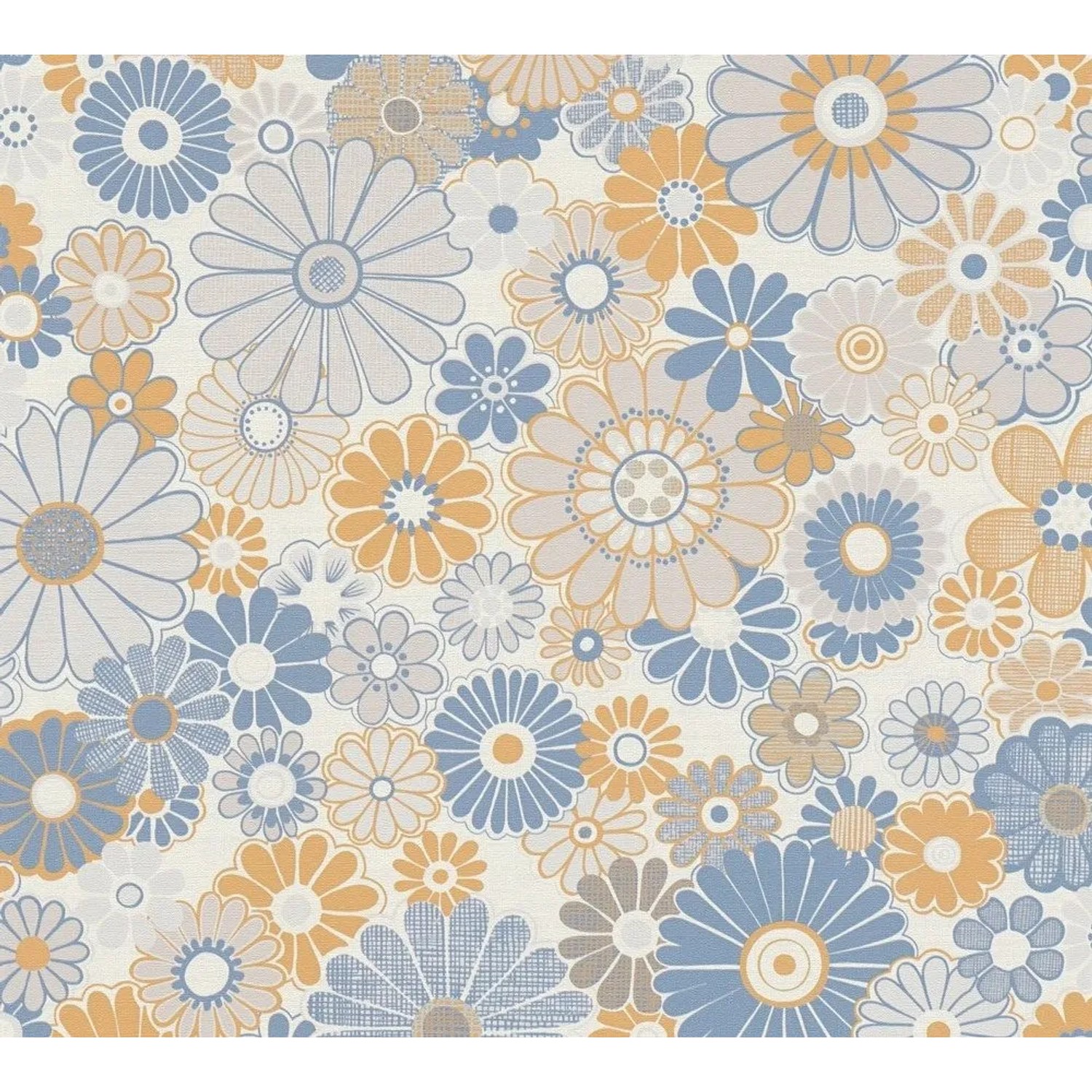 Tadessi Tapete Floral M1-No.10924 Vliestapete in Orange