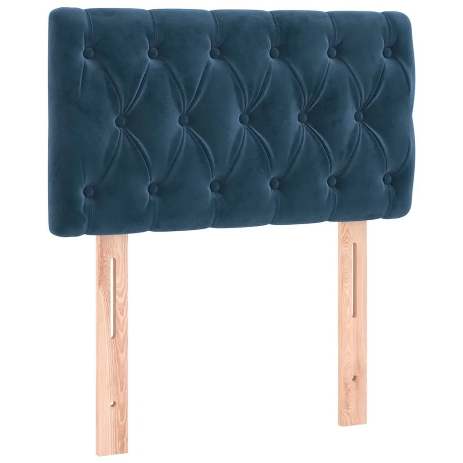vidaXL Kopfteil Dunkelblau 80x7x78/88 cm Samt 346310