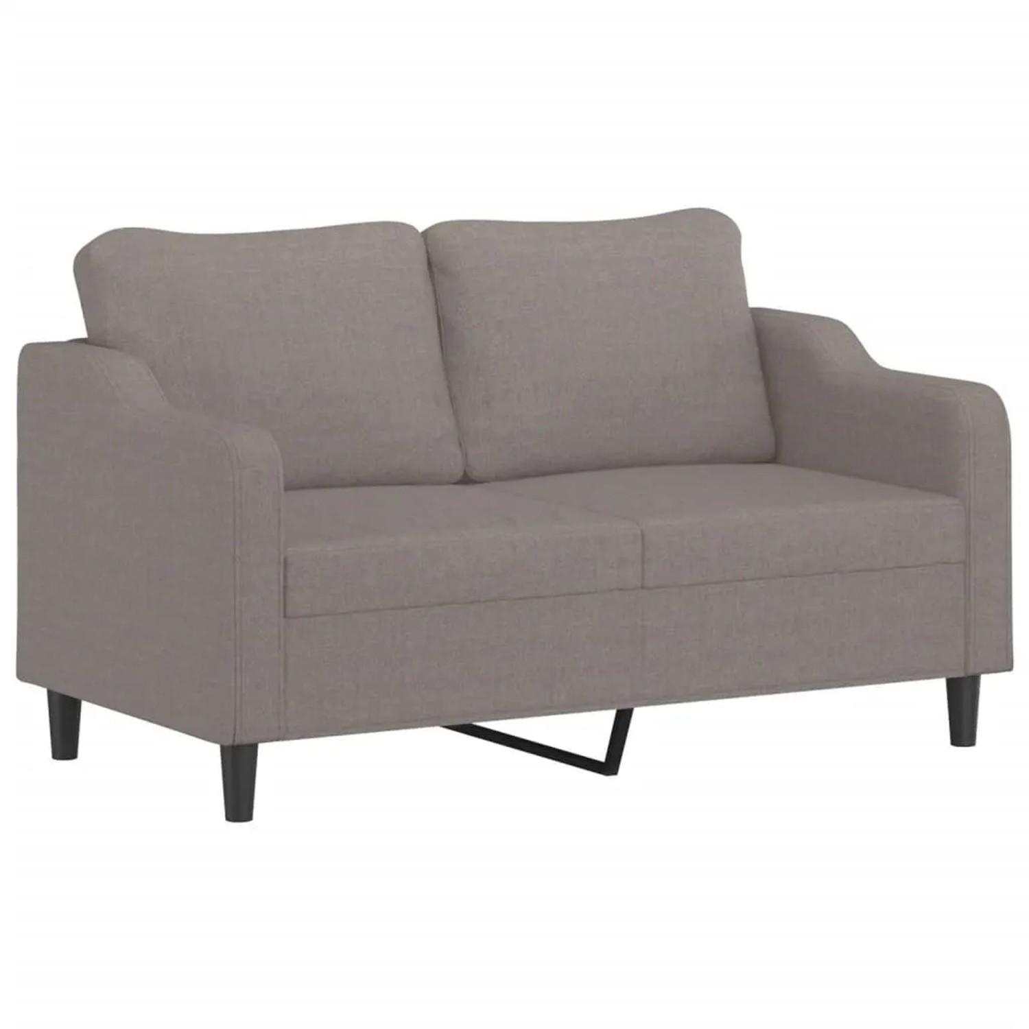 vidaXL 2-Sitzer-Sofa Taupe 140 cm Stoff 359366 günstig online kaufen
