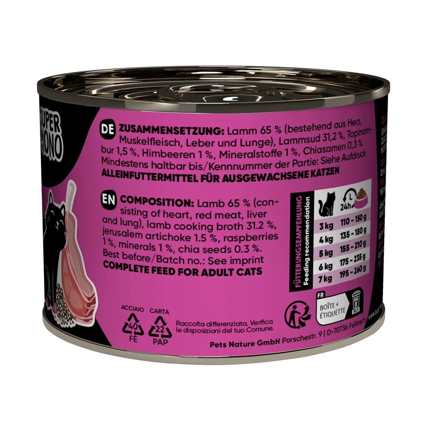 Lucky Lou Monoprotein Nassfutter Katze SuperMono Schaf 200 g kaufen bei OBI