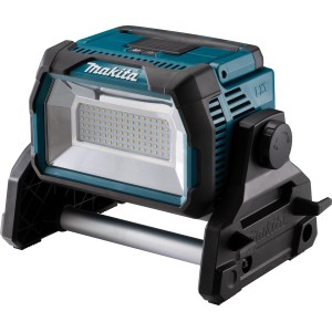 Makita LED-Baustrahler, 14,4-18 V/230 V, verstellbarer Korpus, ideal für Baustellen & Werkstatt.