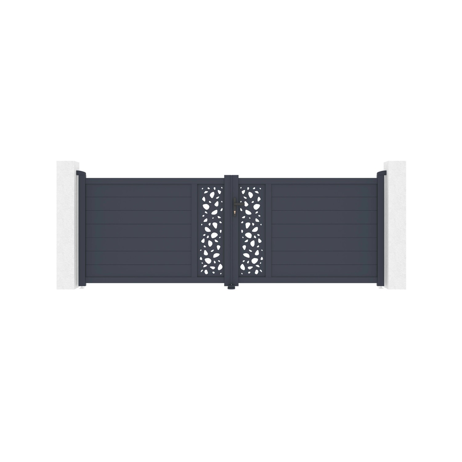 Casanoov Flügeltor 3 5 M Sunny H 120 Cm Aluminium & Ranger B150 Motorisieru günstig online kaufen
