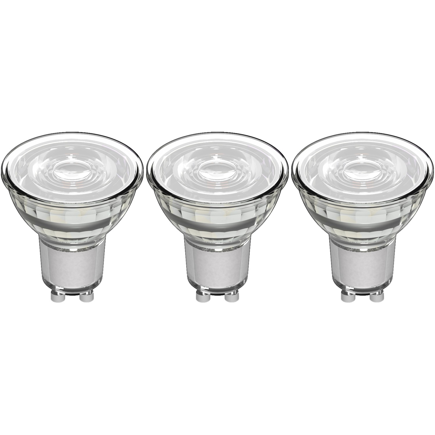 LED-Spot GU10 MR16 Warmweiß 3er-Set Silber günstig online kaufen