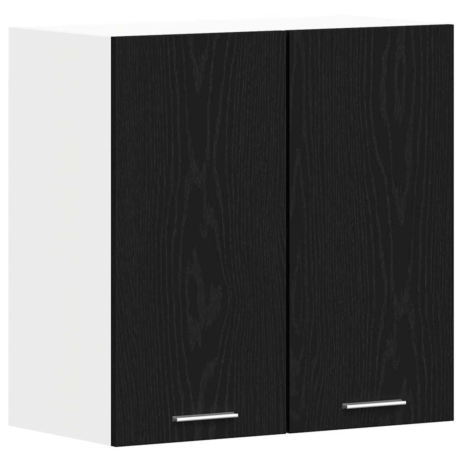 vidaXL Hängeschrank mit Tür Riga Schwarz Eichen-Optik 60 x 31 x 60 cm 86314 günstig online kaufen