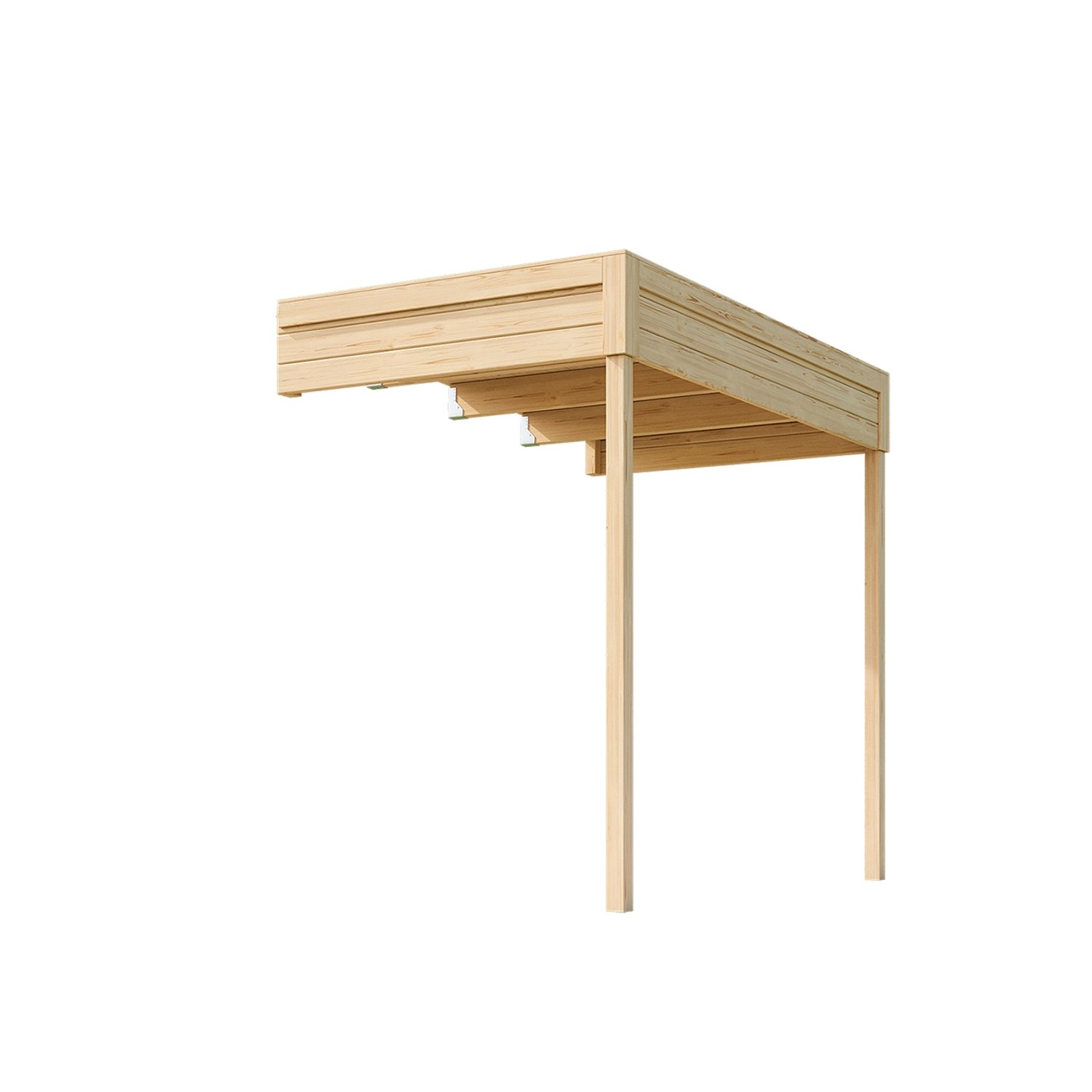 Thumbnail - Weka Anbau 1 für Weka Gartenhaus Batu 2 Natur 150 cm x 250 cm