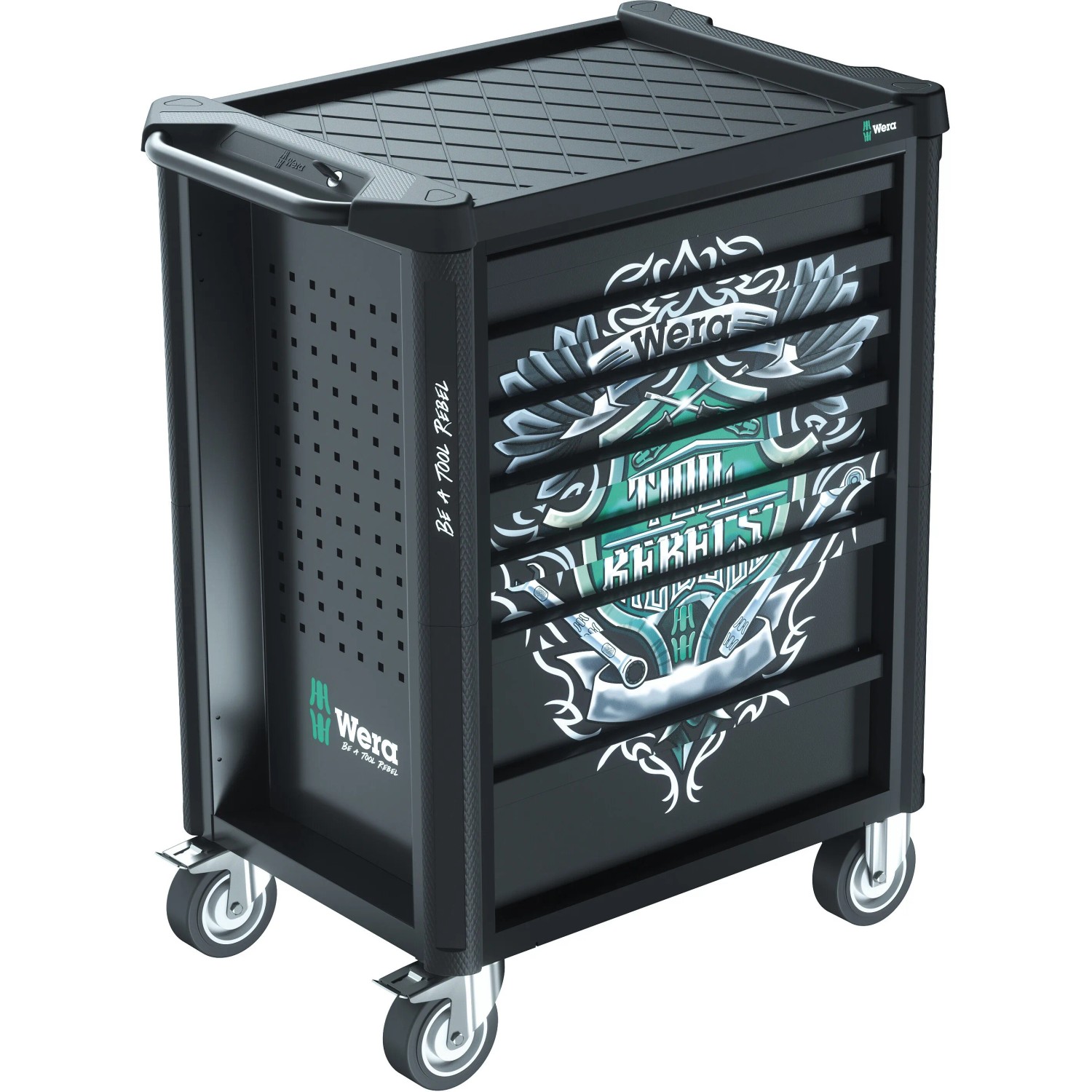 Wera Werkstattwagen 9700 Tool Rebel 78-teilig