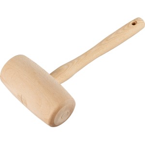 LUX Holzhammer Comfort, 410g, mit Eschenholzstiel und Kopf aus Weißbuche.