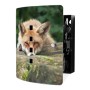 Banjado Schlüsselkasten aus Edelstahl mit Fuchs Motiv. Schlüsselbox für 10 Schlüssel.