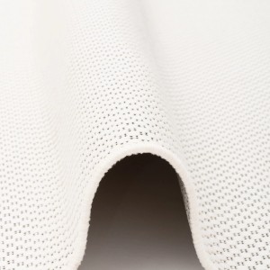 Detailaufnahme: Naturfarbener Pergamon In & Outdoor Teppich Valencia Creme Mix Flachgewebe.