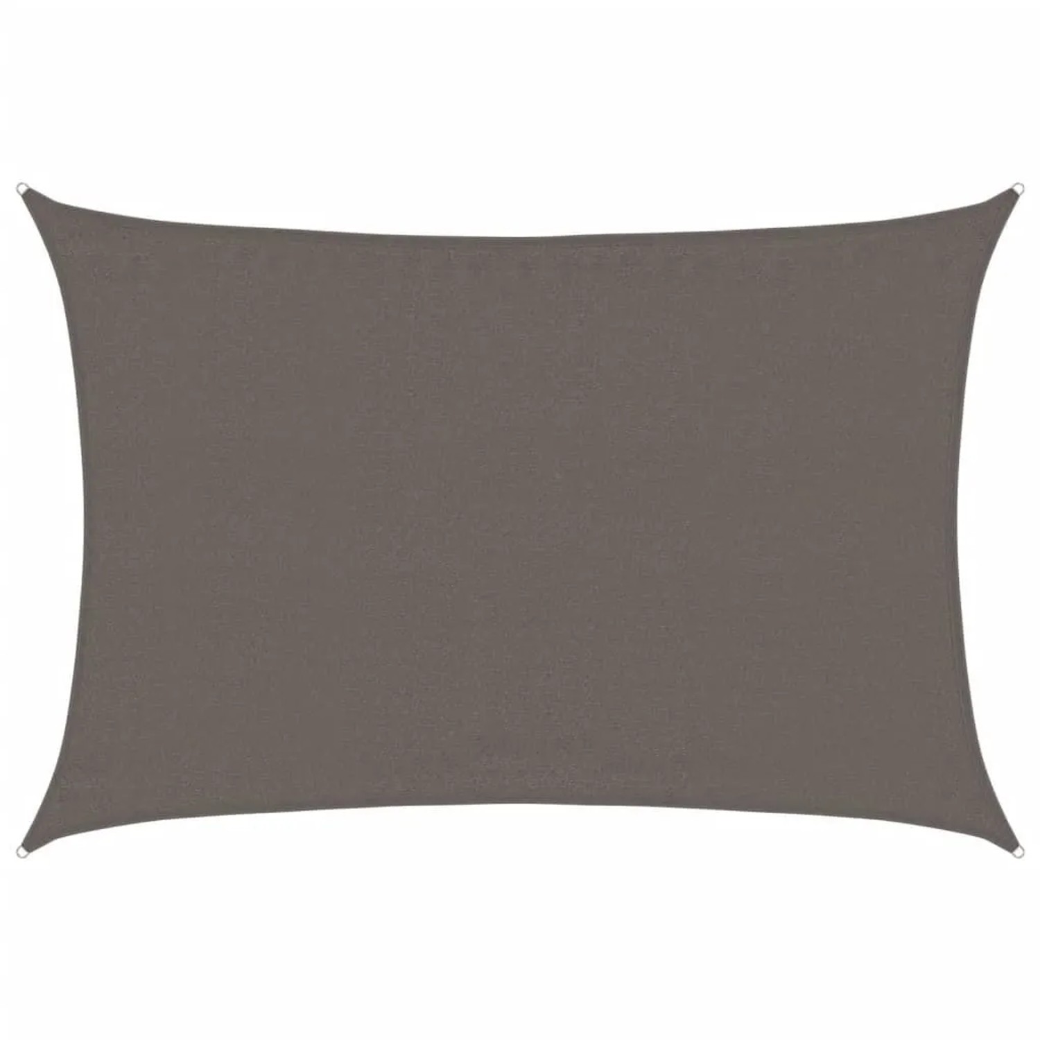 vidaXL Sonnensegel 160 g/m² Anthrazit 3,5x5 m HDPE 311077