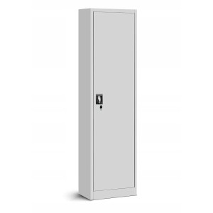 Jan Nowak Büro Aktenschrank ALEX 185 x 45 x 40 cm Grau