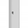 Jan Nowak Büro Aktenschrank ALEX 185 x 45 x 40 cm Grau_3